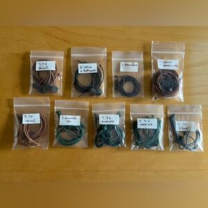 Traveler's Notebook Company elastics and tin fasteners